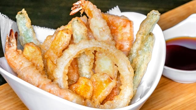 Shrimp & Vegetable Tempura.